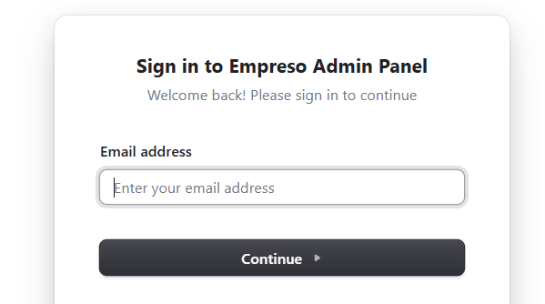Empreso Admin