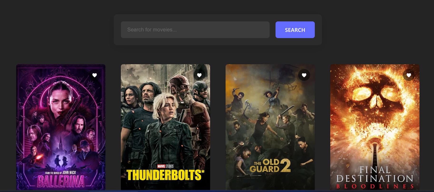 Movie Website
